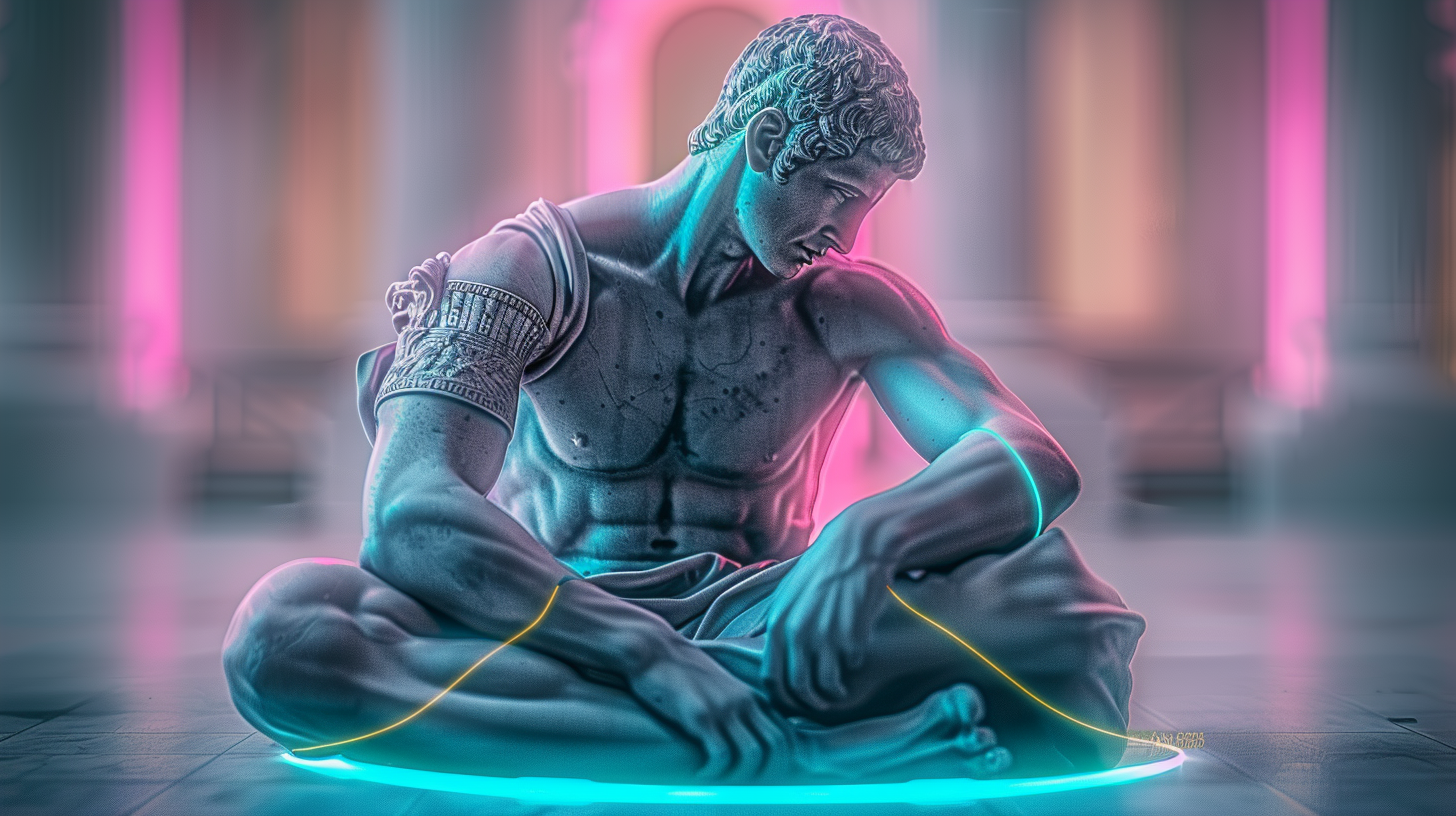 Colorful sculpture representing supervisors support