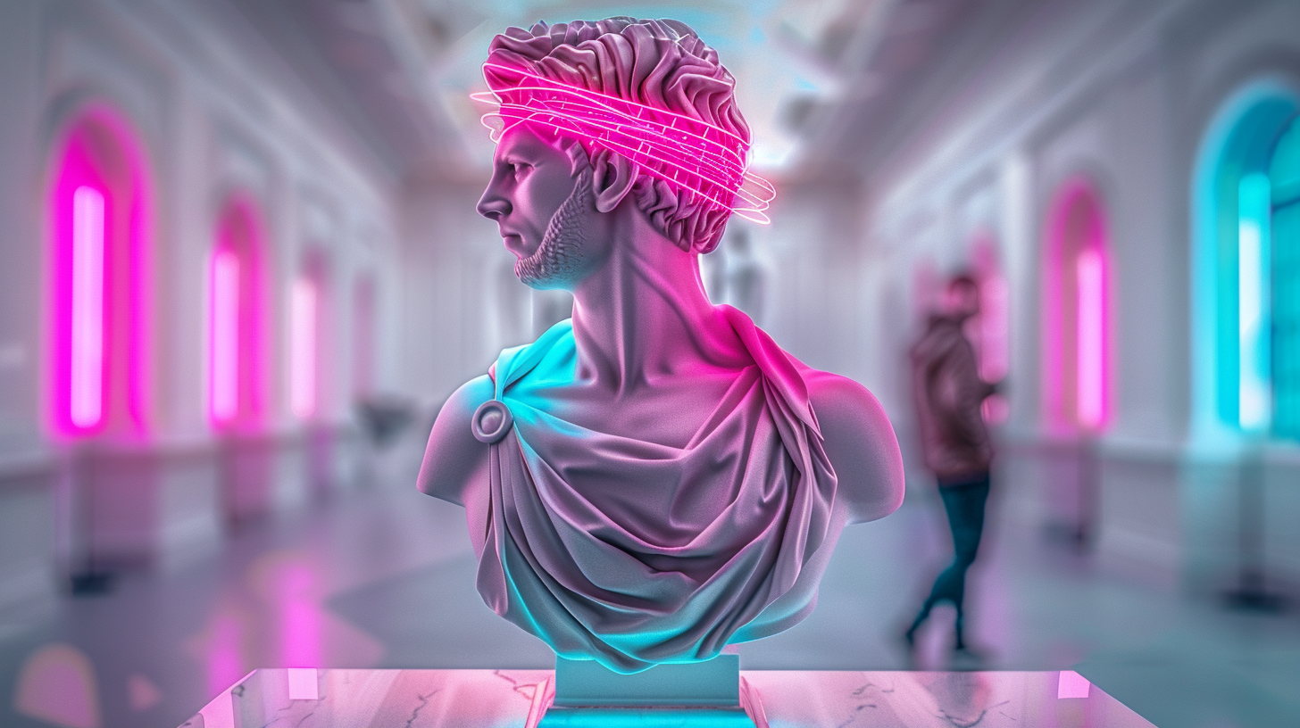 Colorful sculpture representing catalog readiness